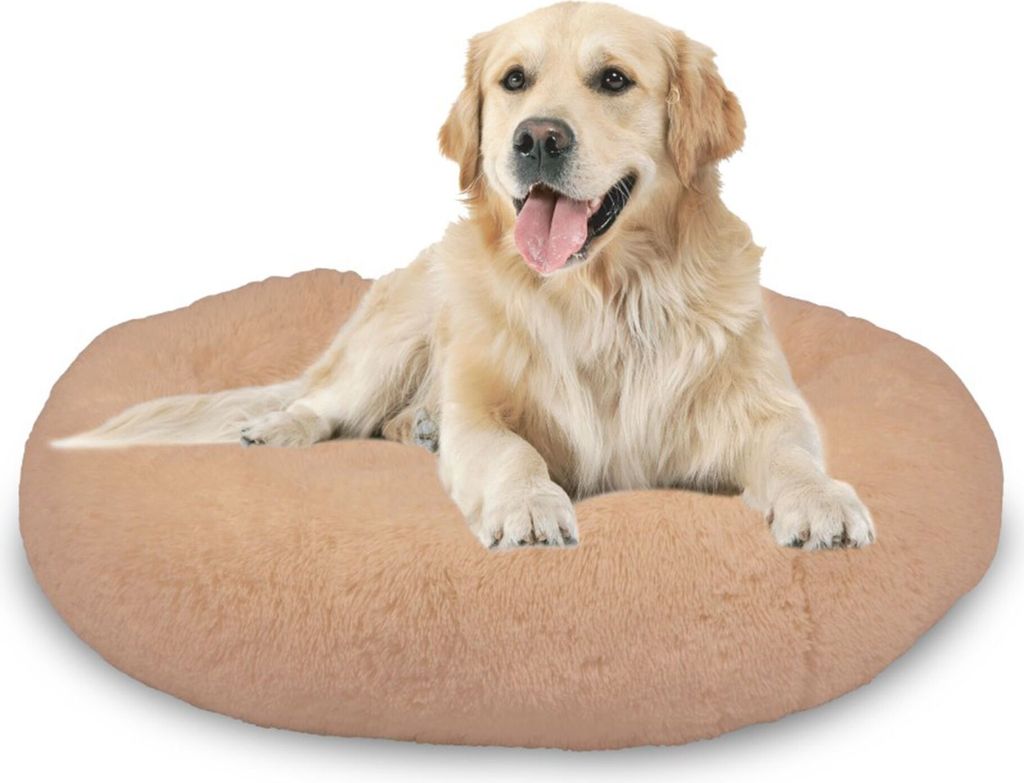 Peaceful Pooch L – flauschiges, orthopädisches Hundebett - Produktbild 