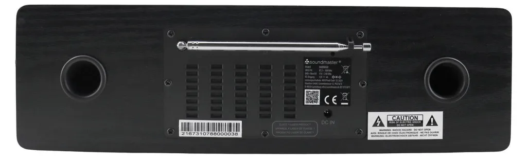 Soundmaster DAB980SW Chaîne Compacte DAB+ Bluetooth et CD MP3 Noir - 7