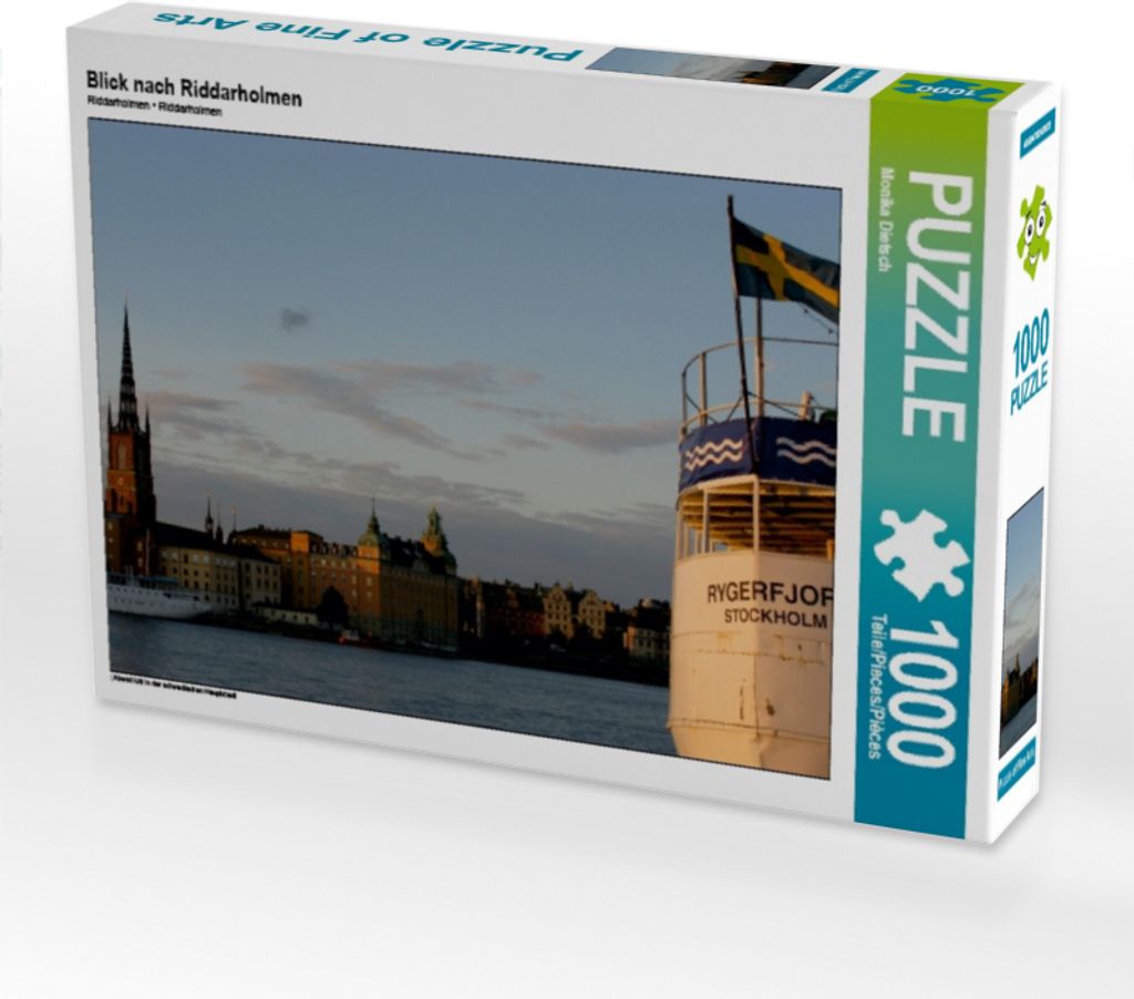 Calvendo Blick nach Riddarholmen 1000 Teile Puzzle quer 640x480mm, Dietsch Monika; 7404354