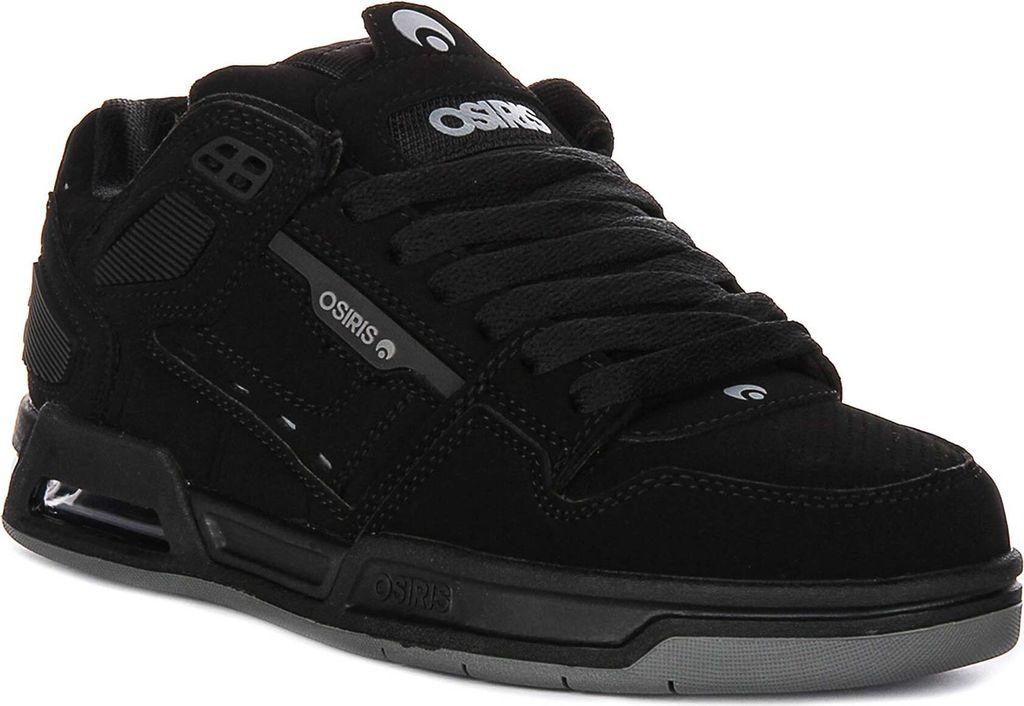 Osiris Peril In Black Grey For Men – 7 UK - 40.5 EU - 8 US / Black Grey