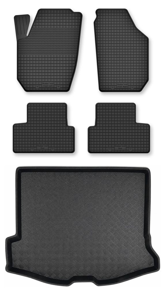 Tapis en caoutchouc + bac de coffre pour Volvo V60 I Image du produit 