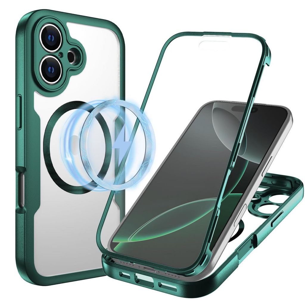 Pro Apple iPhone 17 MagSafe Ring Celotělový 360° akrylový / Obrázek produktu 