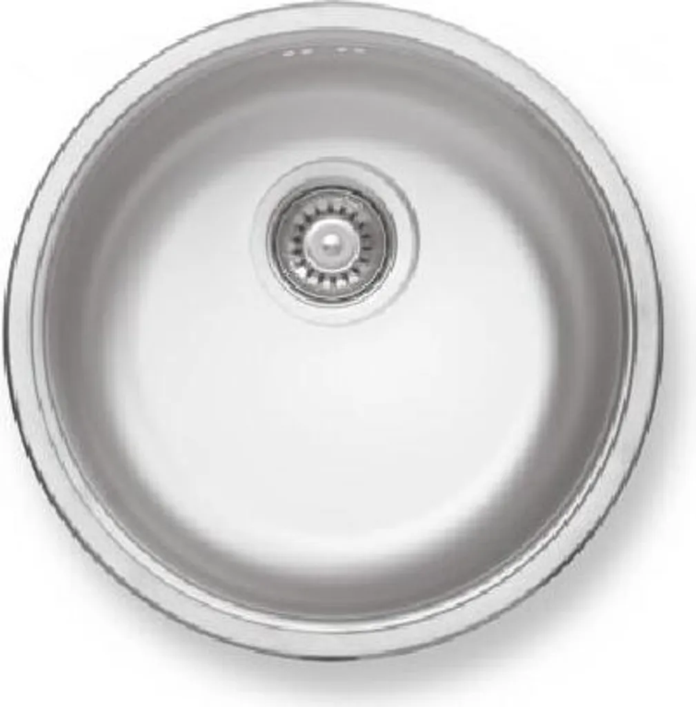 Lavello Novaservis DR43 Inox - Lavandino Tondo 430mm Cucina