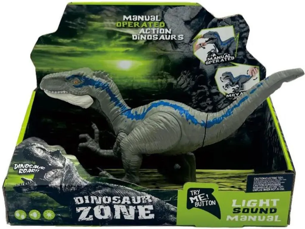 Jouet Dinosaure Robotisé Interactif Mobile avec Effets Sonores et LED