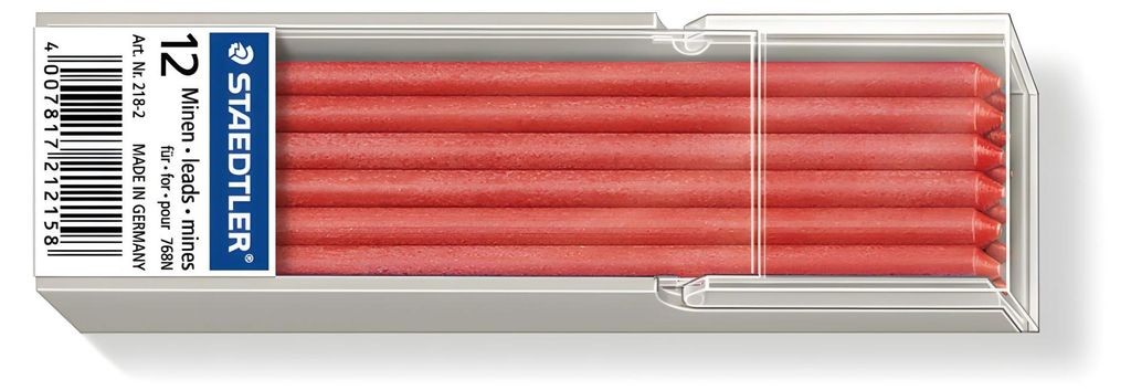 STAEDTLER Mine Lumocolor non-perm rot 12ST