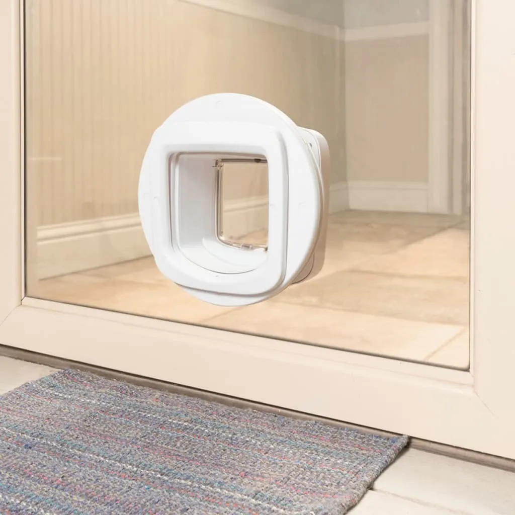Chatière électronique pour chat à puce PetSafe Blanc - Isolation Renforcée - 6