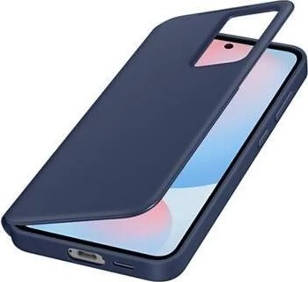 Custodia Samsung Galaxy S24 FE Smart View - Blu Notte Elegante
