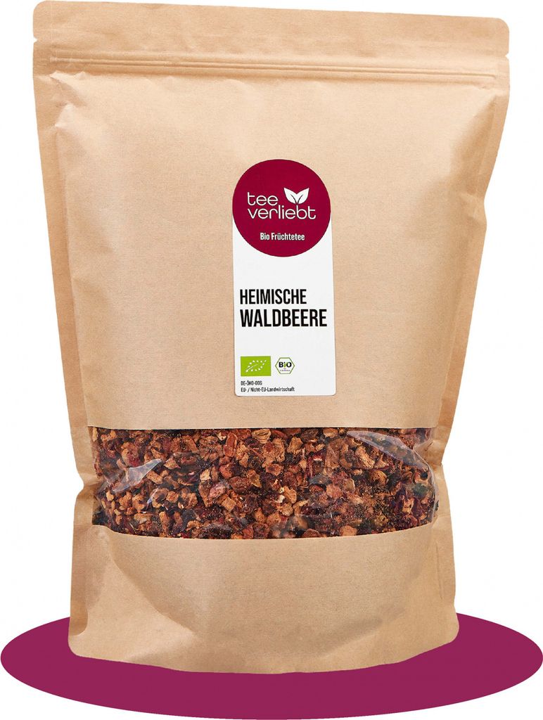 teeverliebt - Heimische Waldbeereloser Früchtetee | 1kg Produktbild 