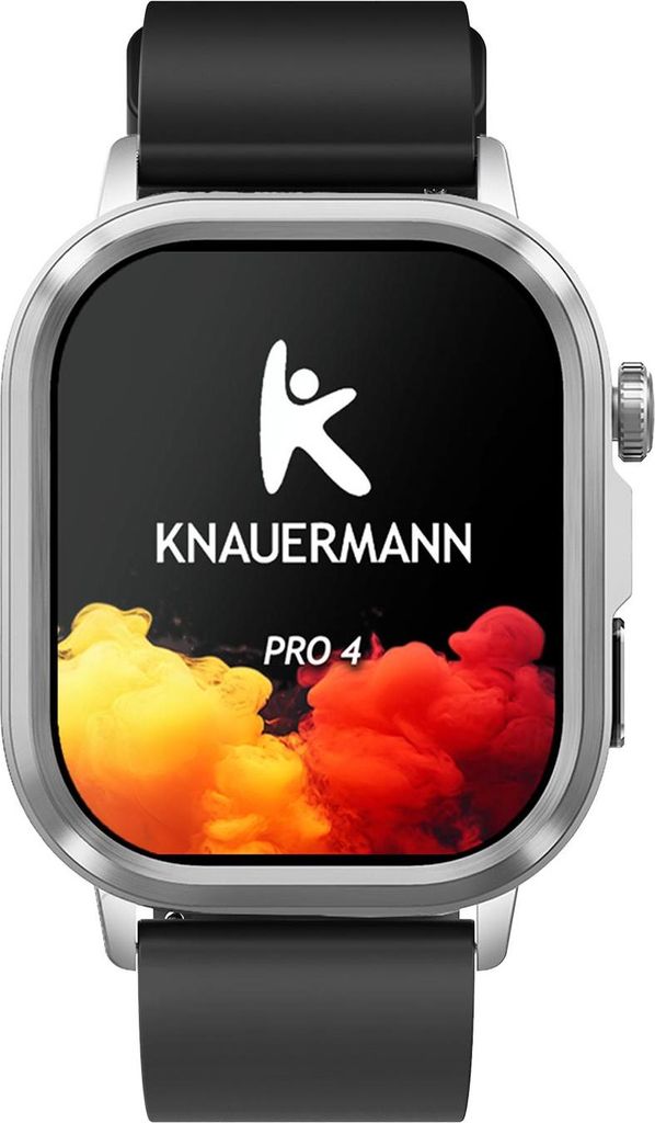Knauermann PRO 4 (2026) Smartwatch mit Anruf & SOS Funktion Produktbild 