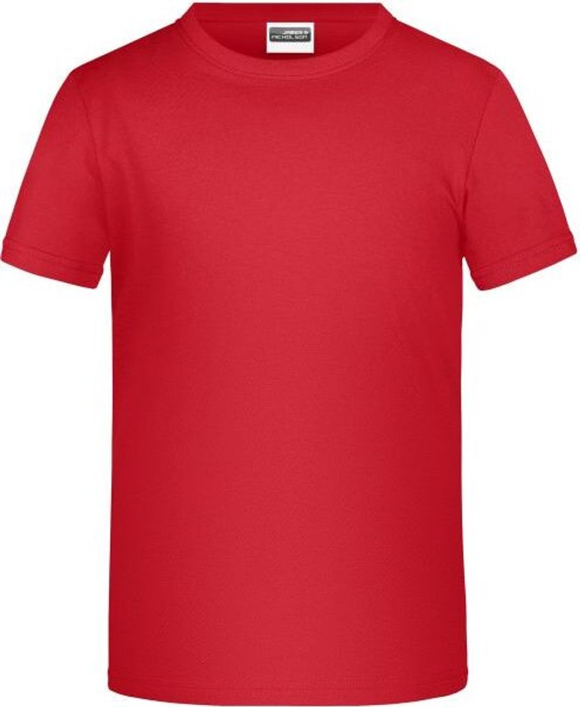 Promo-T Boy 150 Klassisches T-Shirt für Jungen red, Gr. S