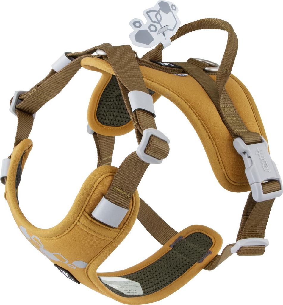 Hurtta Weekend Warrior Geschirr II ECO desert (braun), Größe: 75-100 cm