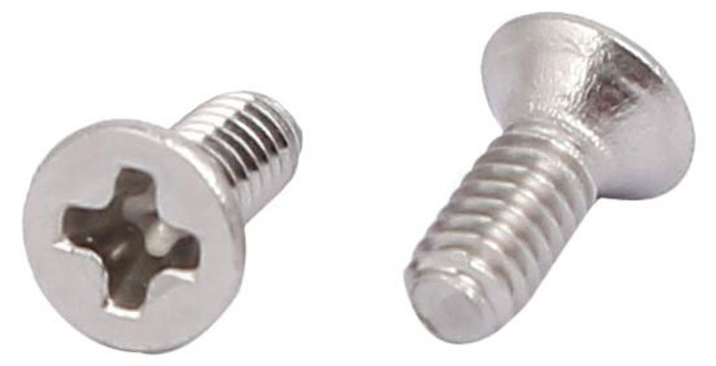 100pcs M2x5mm 316 Edelstahl Kreuzschlitzschraube Senkkopf Maschinenschraube DE de