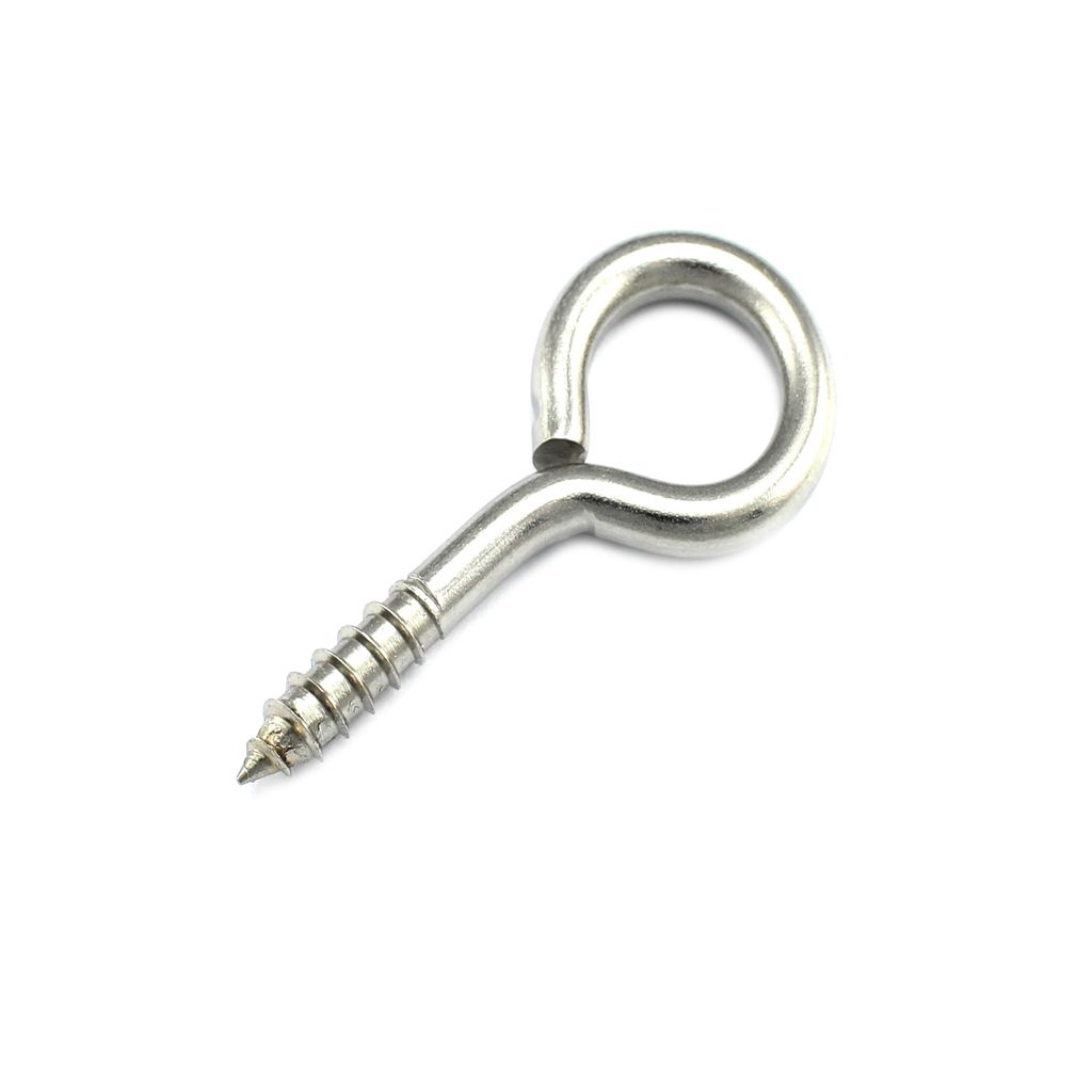 5 Ösenschrauben 4,0 x 25mm Edelstahl Öse Schraubhaken