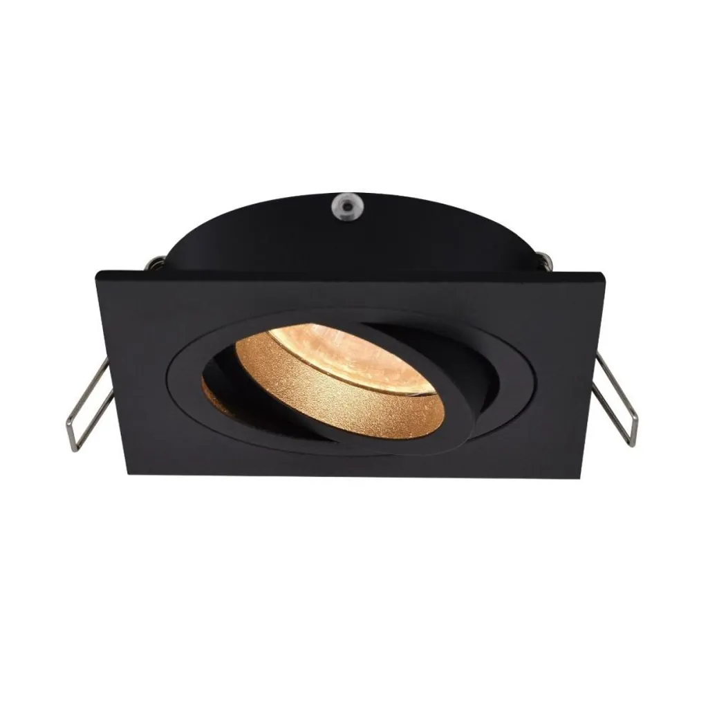 Zuma Line CHUCK Lampada Incasso Quadrata Nera 1xGU10 50W | Offerta