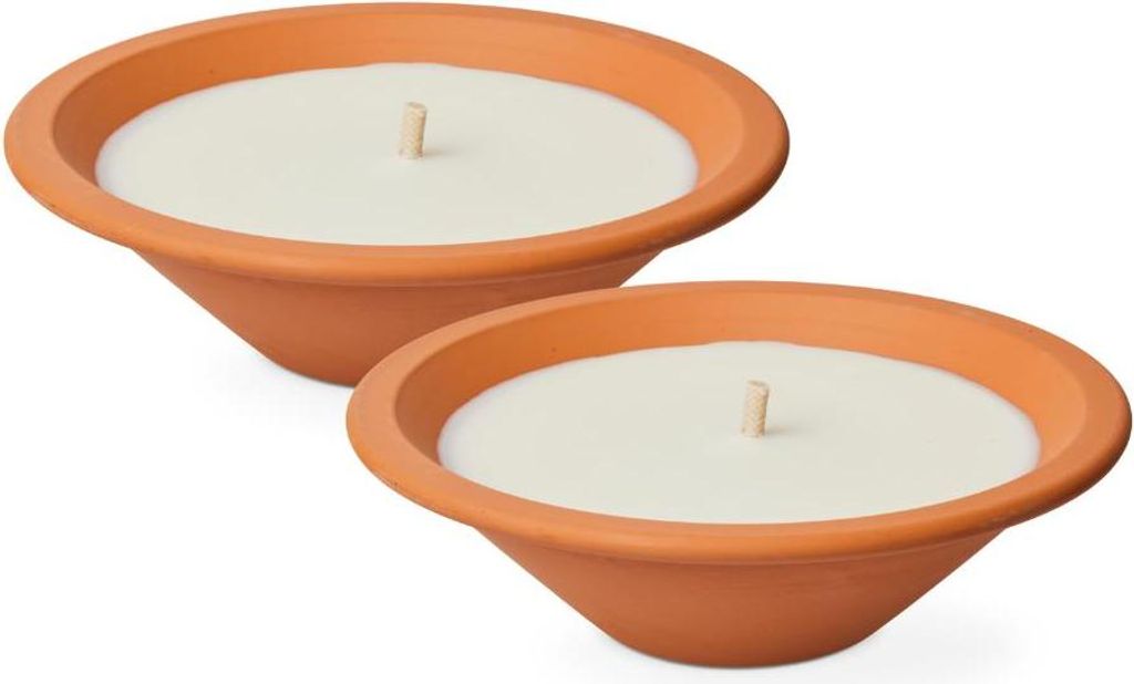 Spaas Outdoor-Kerze Royal Flame – Terrakotta-Gartenkerze – Produktbild 