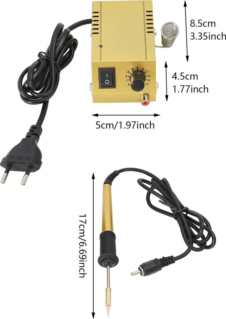 Poste à souder compact réglable 60W pour électronique et modélisme RC - 5