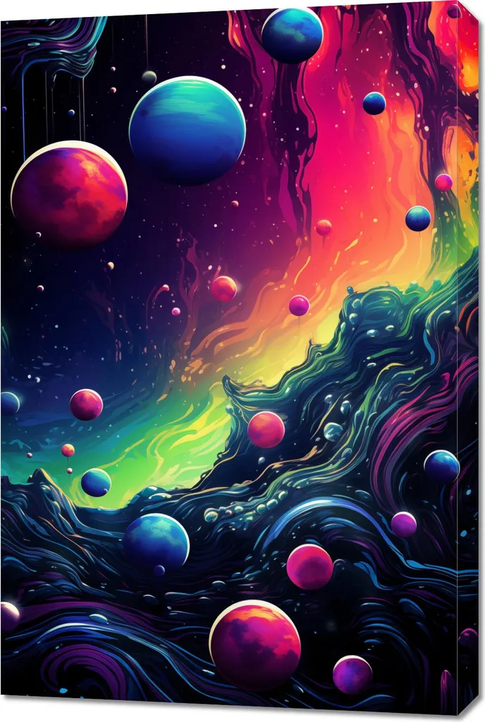Quadro Galassia 60x90 | Decorazione Casa Moderna e Regalo Originale