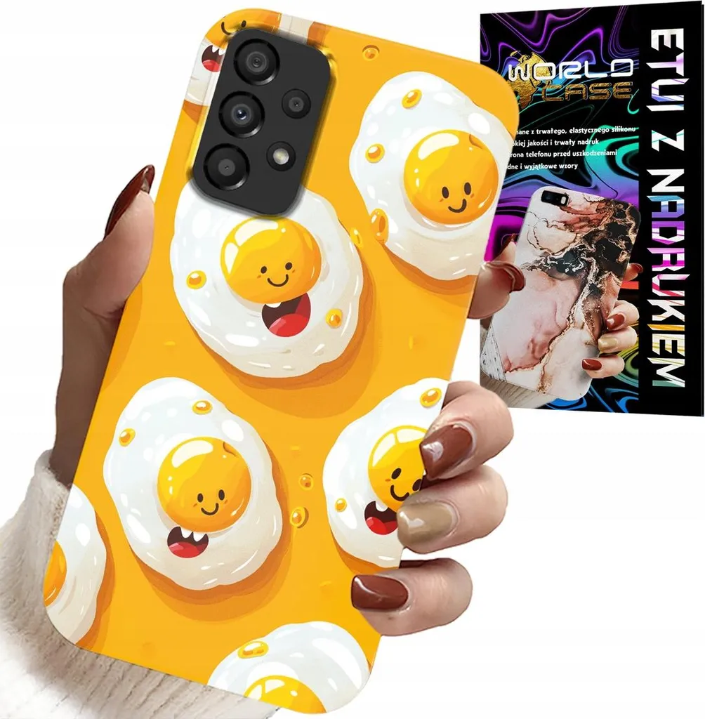 Cover Samsung A52S / A52 Estetica Uovo Sorridente + Glass Film