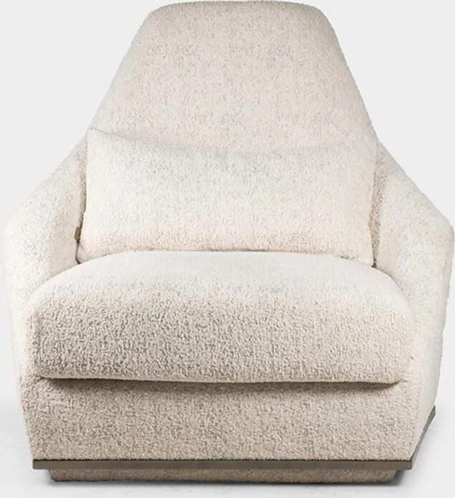 Polstermöbel Weiß Sessel Luxus Sitz Sitzmöbel Wohnzimmer Modern Design