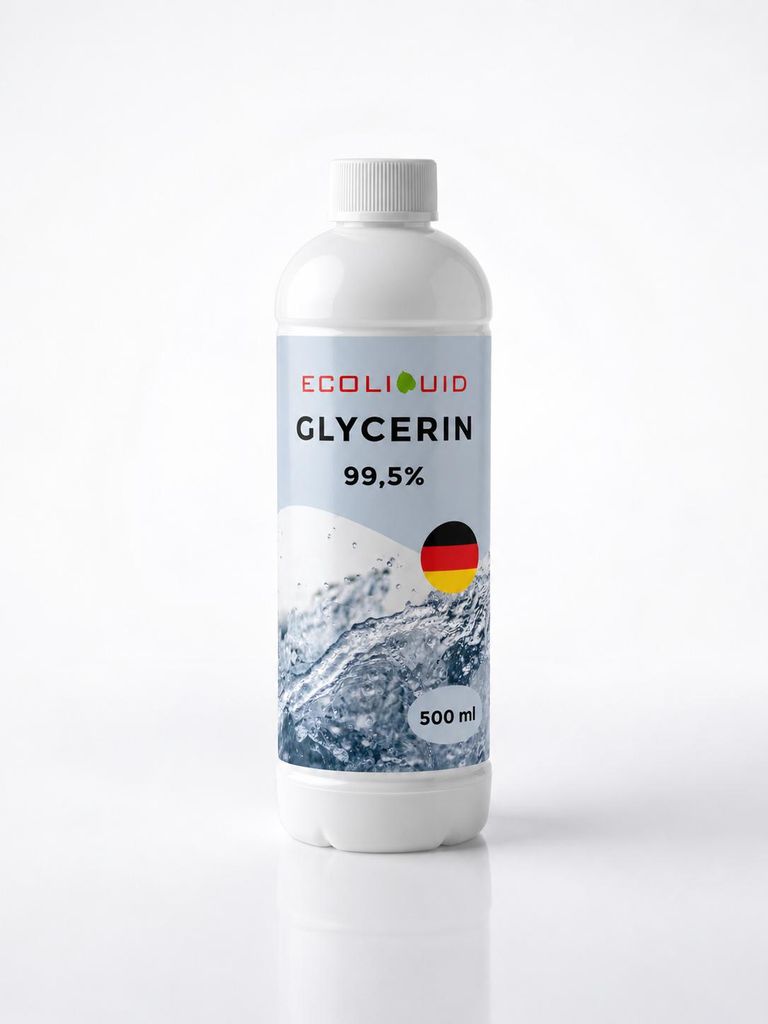 Ecoliquid Glycerin, 99,5 %, 0,5 Liter Produktbild  KI-generiertes Bild