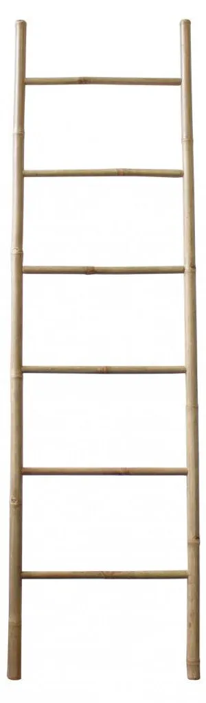 Déco jardin naturelle : escalier bambou 200 cm pour masquer vos murs