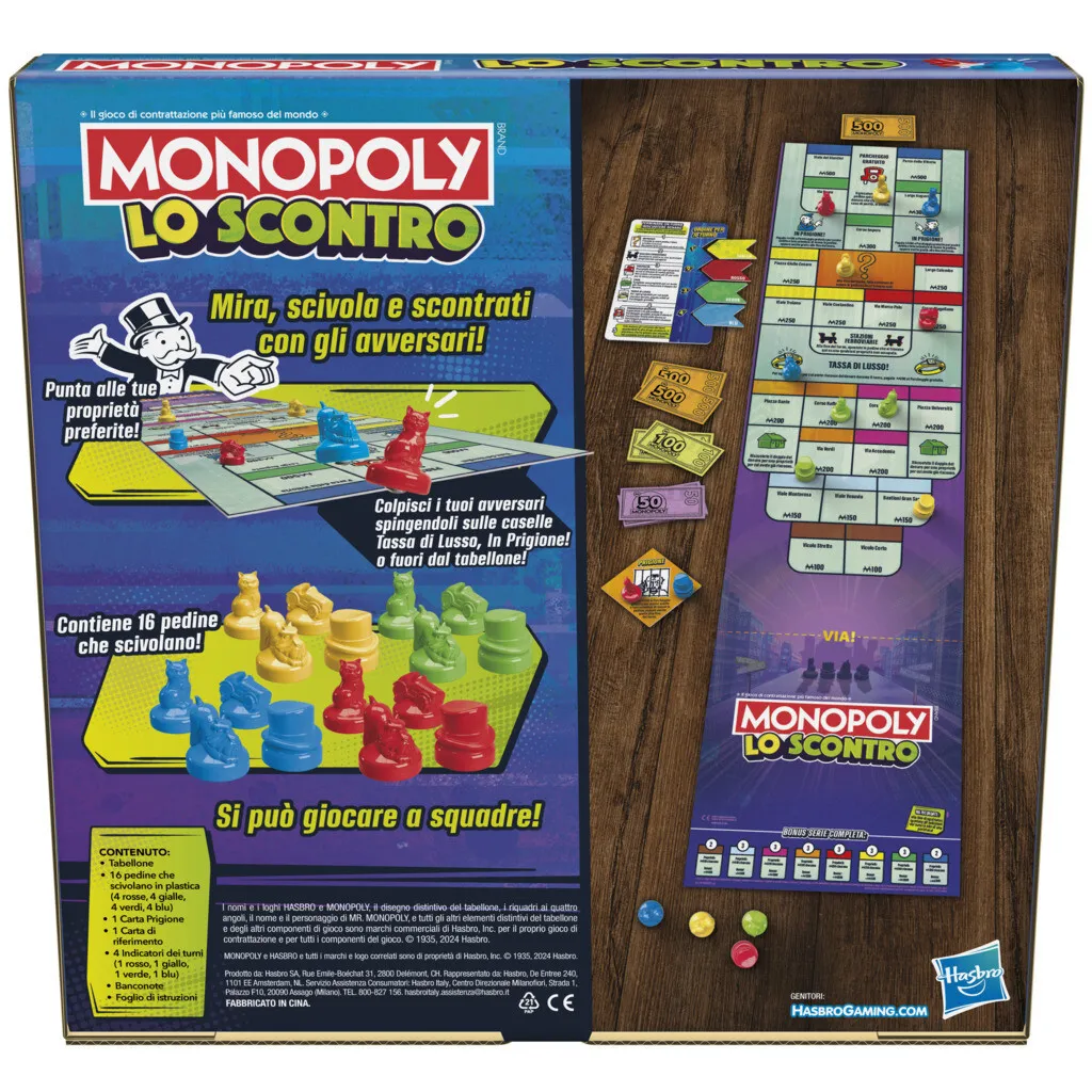 Jeu de société Monopoly Knockout de simulation économique et ambiance