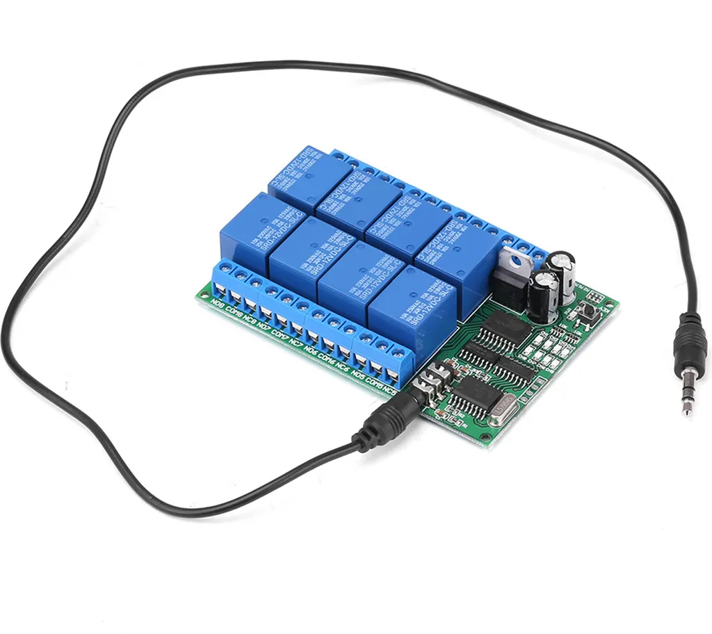 Contrôleur Relais DTMF 12V 8CH Décodeur pour Reboot Routeur sans Wi-Fi