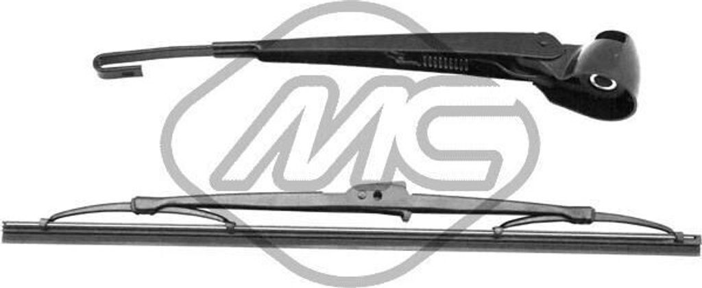 Metalcaucho Heckscheibenwischer + Arm Stück Hinten für VW Golf IV Schrägheck (1J1) 350mm