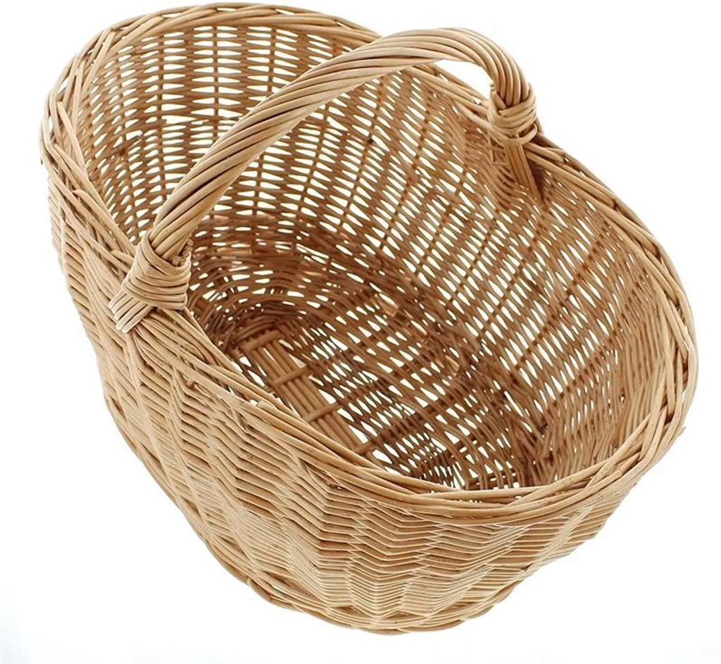 Panier en osier robuste 50 cm : la solution durable pour vos courses