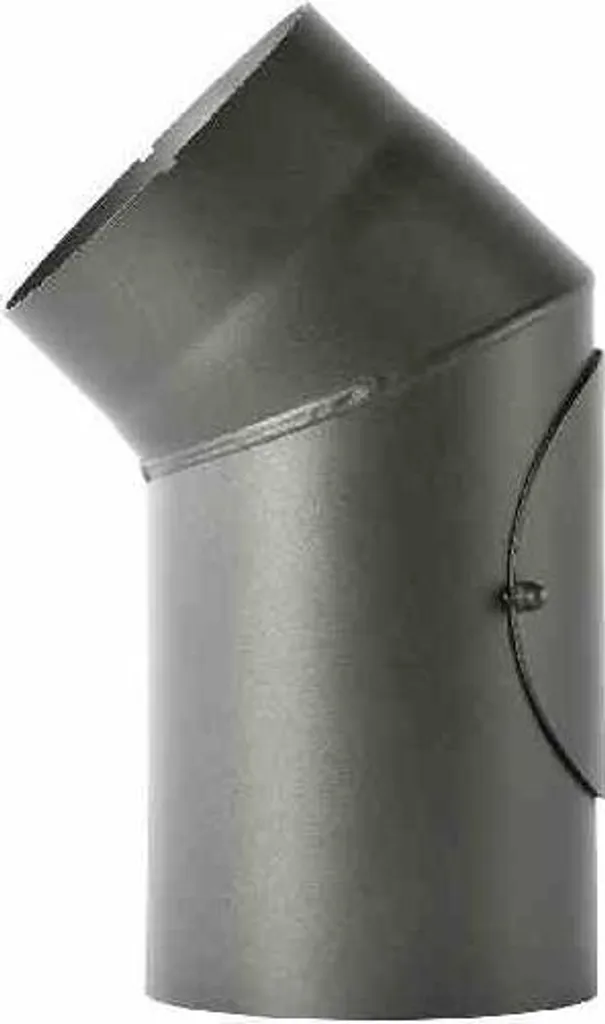 Coude Tuyau Poêle 150mm 45° avec Porte : Entretien Facile sans Démontage