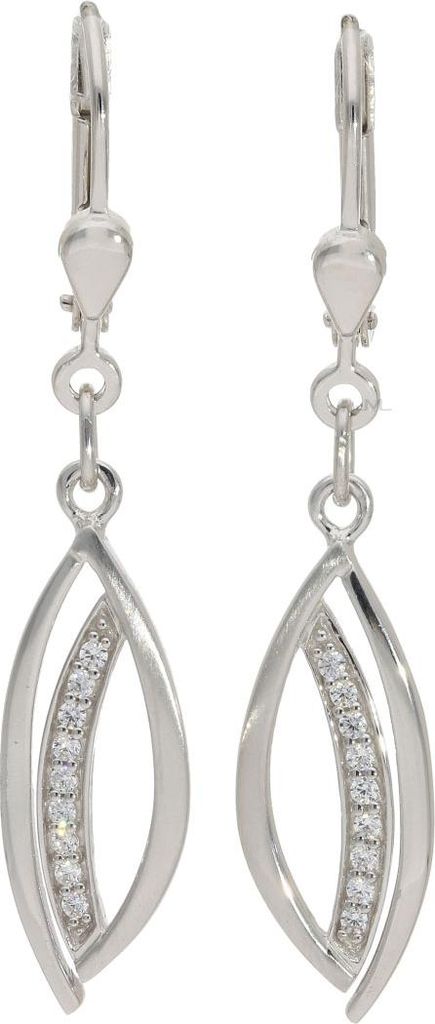 Damen Ohrhänger 925 Silber rhodiniert mit Zirkonia JL20-06-1227