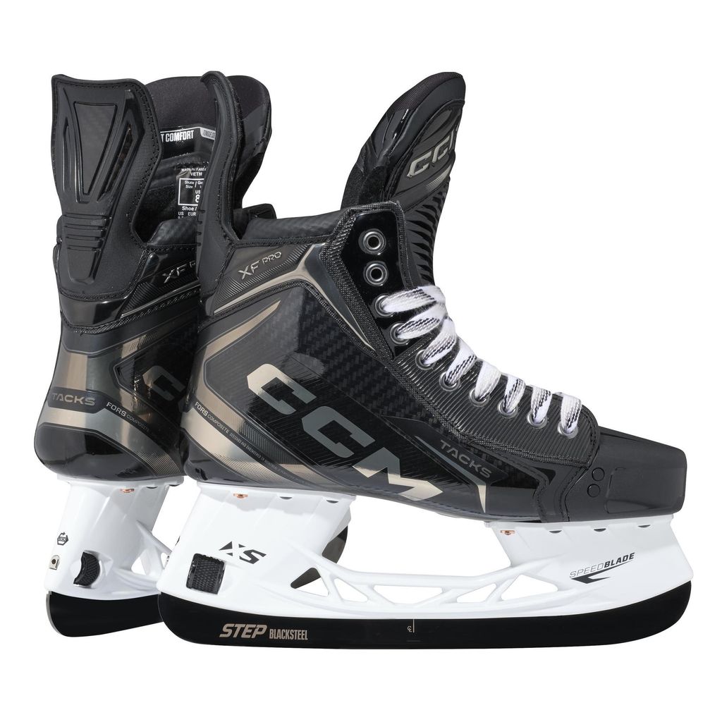 CCM Tacks XF Pro Eishockey Schlittschuhe Senior, Weite: Tapered, Größe: 7.5 - EU 42.5