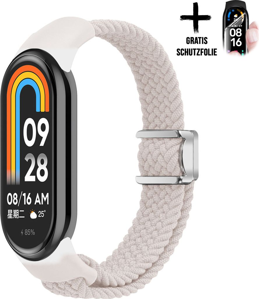 Armband Für Xiaomi Smart Band 8 9 * Sand * Nylon Magnet Produktbild 