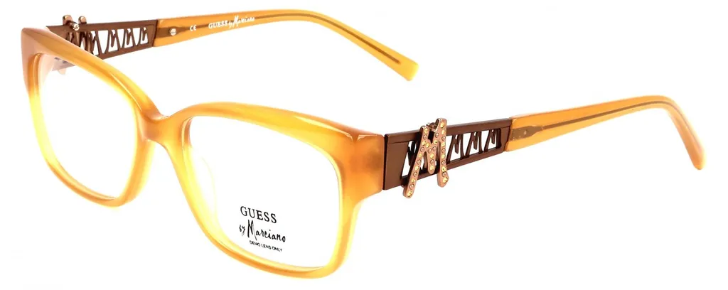Lunettes de vue Guess Marciano GM137 ambre pour un look chic au bureau