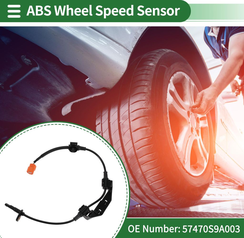 ABS Raddrehzahlsensor ABS Sensor Anti-Blockier-System Sensor Nr. 57470S9A003 für Honda CR-V RD5 2002-2007 1 Stück hinten rechts