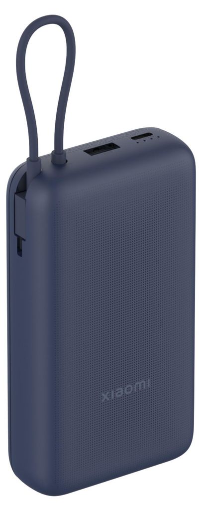 Xiaomi 33W Power Bank 20000mAh Integrated Cable GL Blau Produktbild 