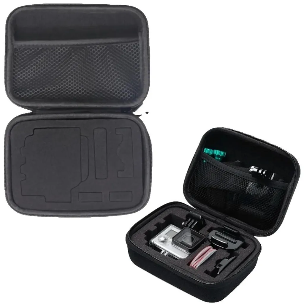Sacoche caméra d'action résistante petit format avec coque de protection