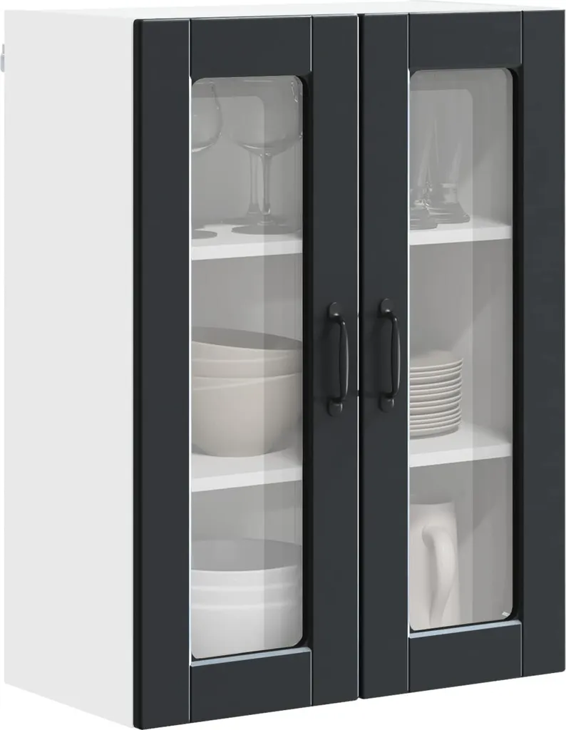 Armadio Dispensa vidaXL Nero 60x80cm | Mobile Cucina per Tutta la Famiglia - 2