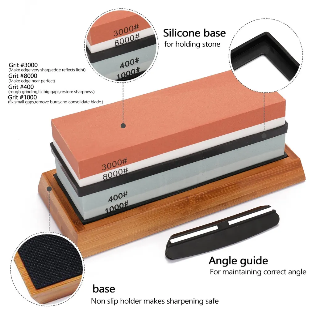 Kit affûtage complet pour restaurer vos couteaux émoussés et ciseaux