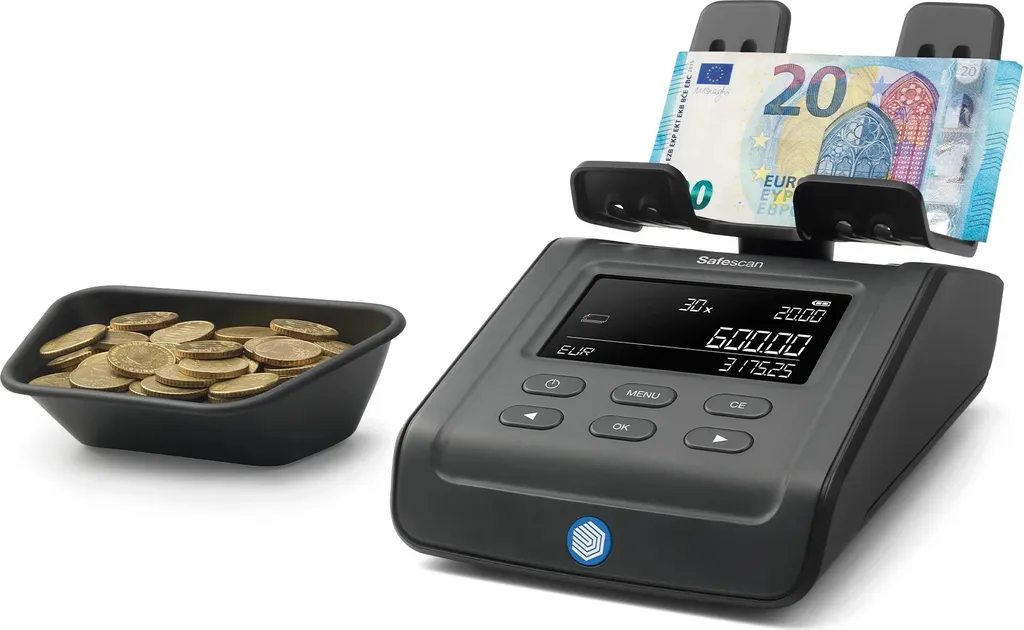 Évitez les erreurs de caisse avec la balance monétaire Safescan 6165