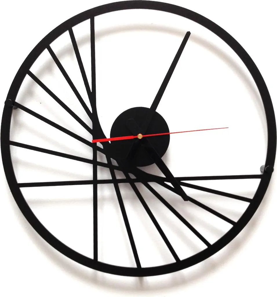Horloge Design Géométrique pour Salon - Accessoire Mural Moderne et Élégant