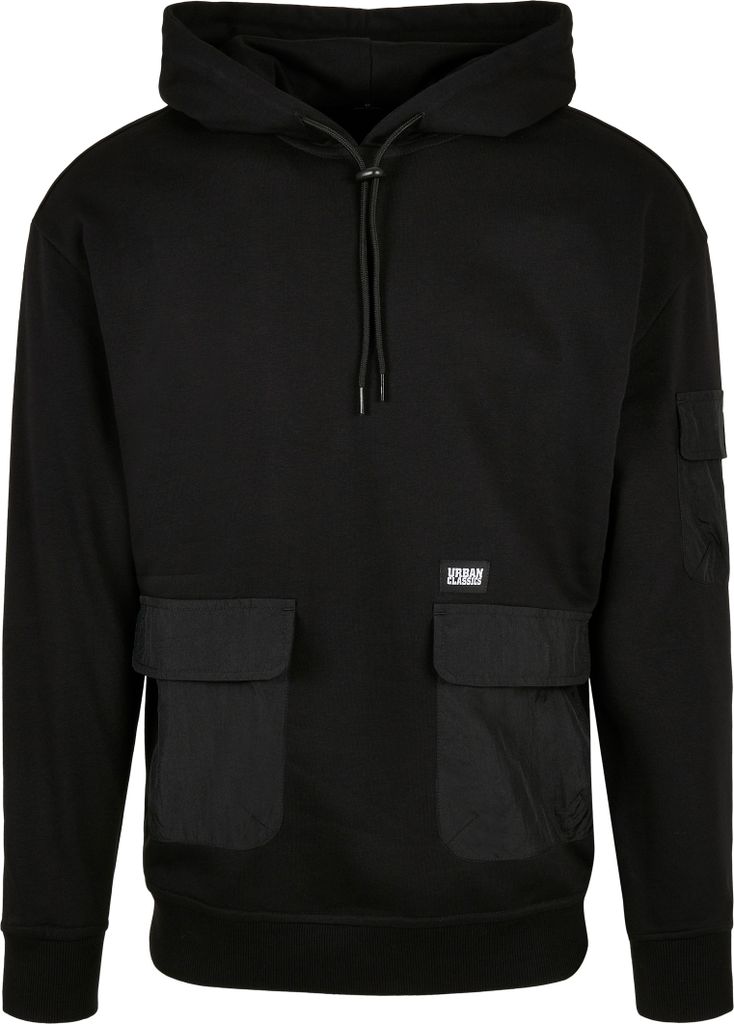 Urban Classics - Commuter Pockets Hoody schwarz - S