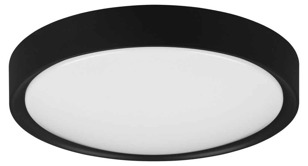 TRIO LED-plafondlamp LB25 CLARIMO, zwart, 18W, 1850lm, Productafbeelding 