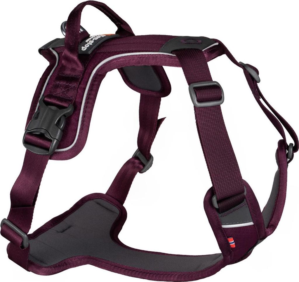 Non-stop dogwear Hundegeschirr Ramble Harness lila, Größe: XS / Brustumfang: 40 - 58 cm