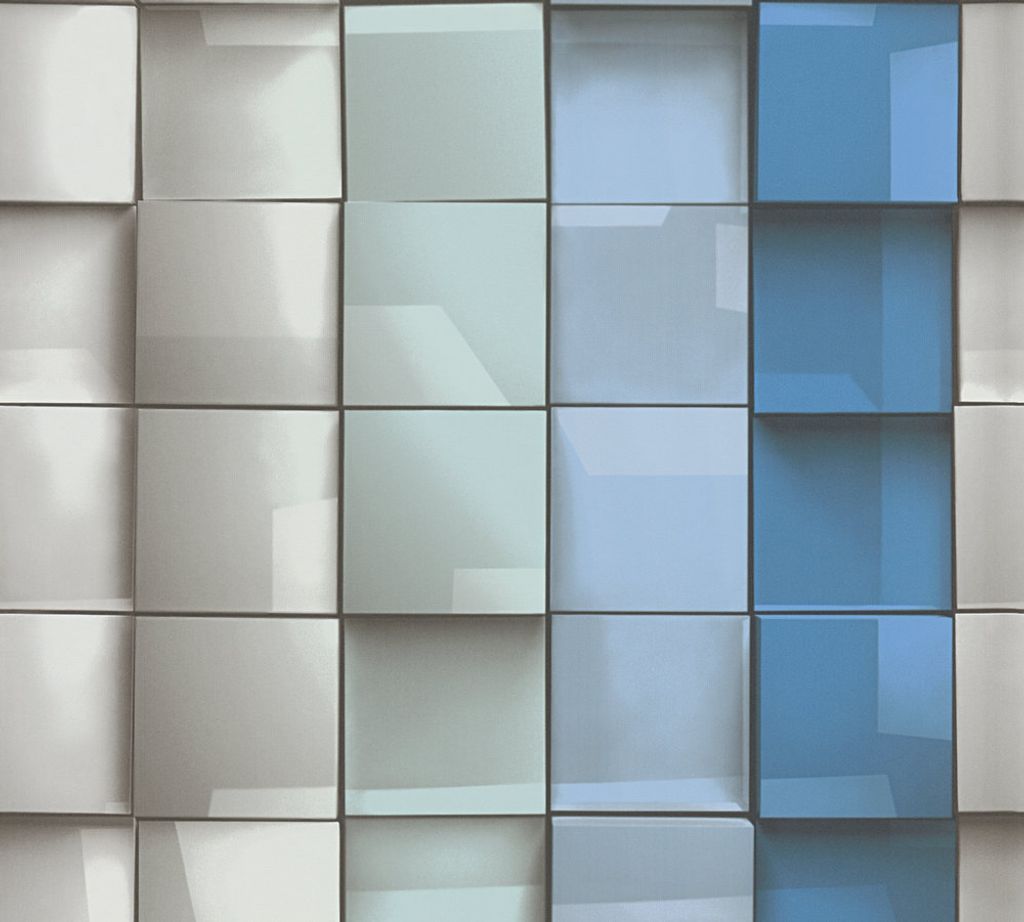 A.S. Création tapeta Move your Wall, modrá, šedá, zelená, Obrázek produktu 