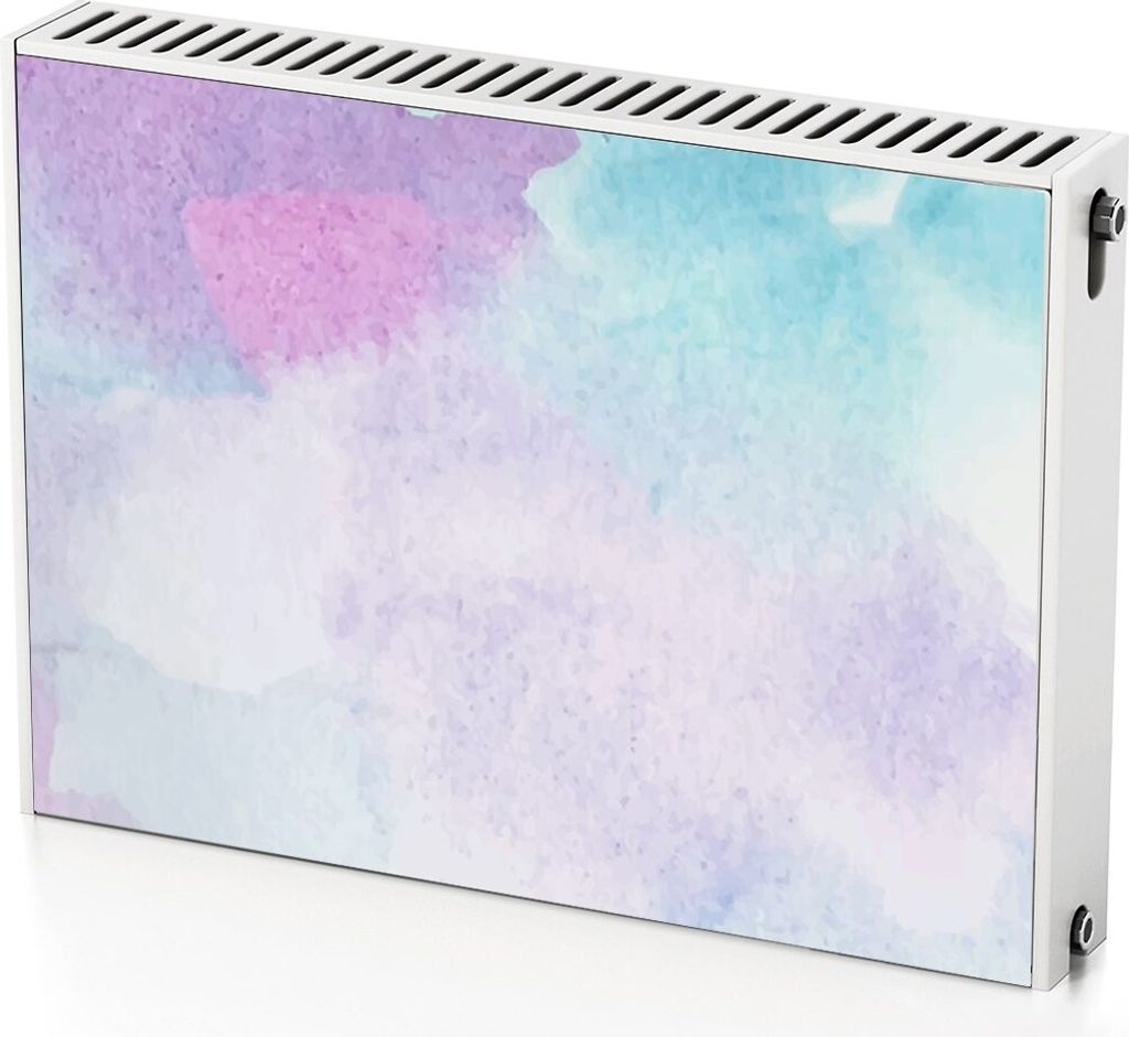Aquarell – Magnetische Heizkörperabdeckung – 80x60 cm – Magnet Heizkörperabdeckung – 3D Würfel – Heizkörperverkleidung – Magnetisch...