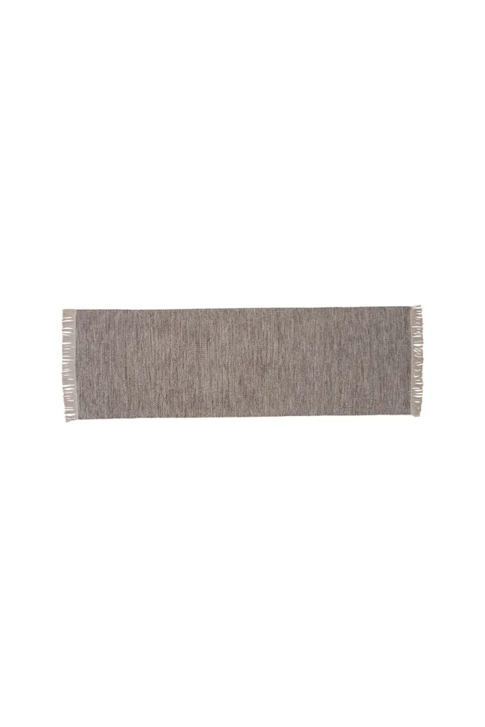 Tapis pour Entrée et Cuisine 250x80 cm Cyrus - Laine Beige Durable Sol
