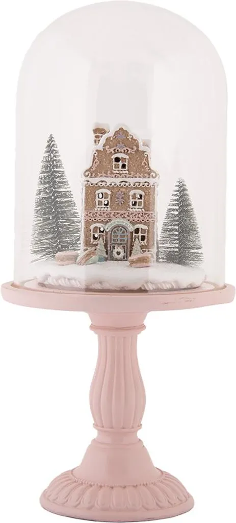 Décoration de Noël LED pour Centre de Table - Ambiance Rose et Chic 36cm