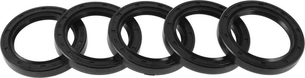 5 Stück Drehwellendichtung Hochdruck-Öldichtung 38x52x7mm Schwarz Nitril 70 Durometer Gummi