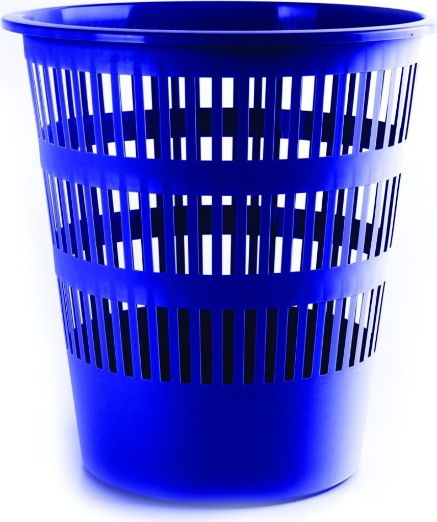 Cestino in PVC forato 12l. blu Immagine del prodotto 
